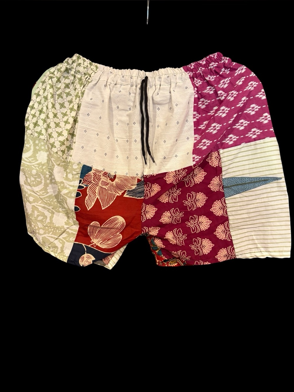 Jackpot #5 100% cotton patchwork shorts